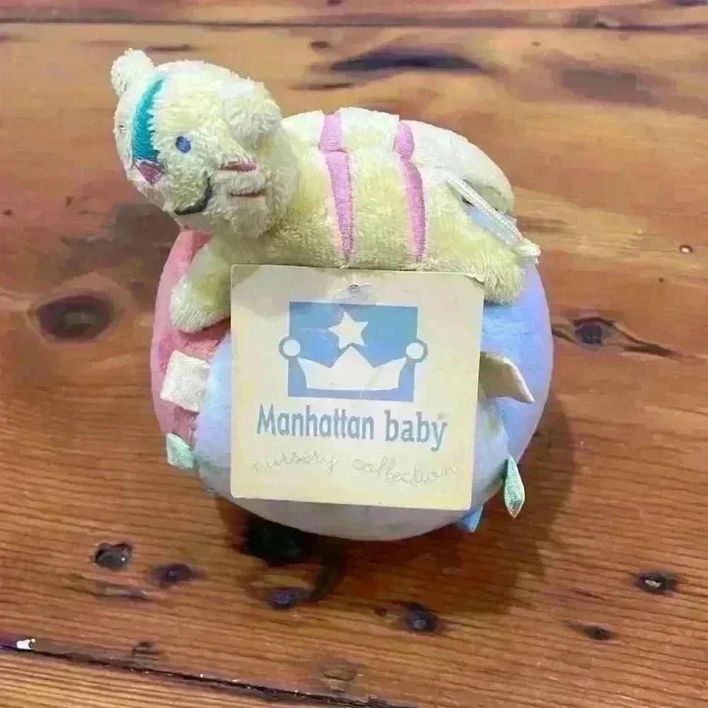 Manhattan baby nursery collection jingle jungle tiger chime NWT 0-6 month toy